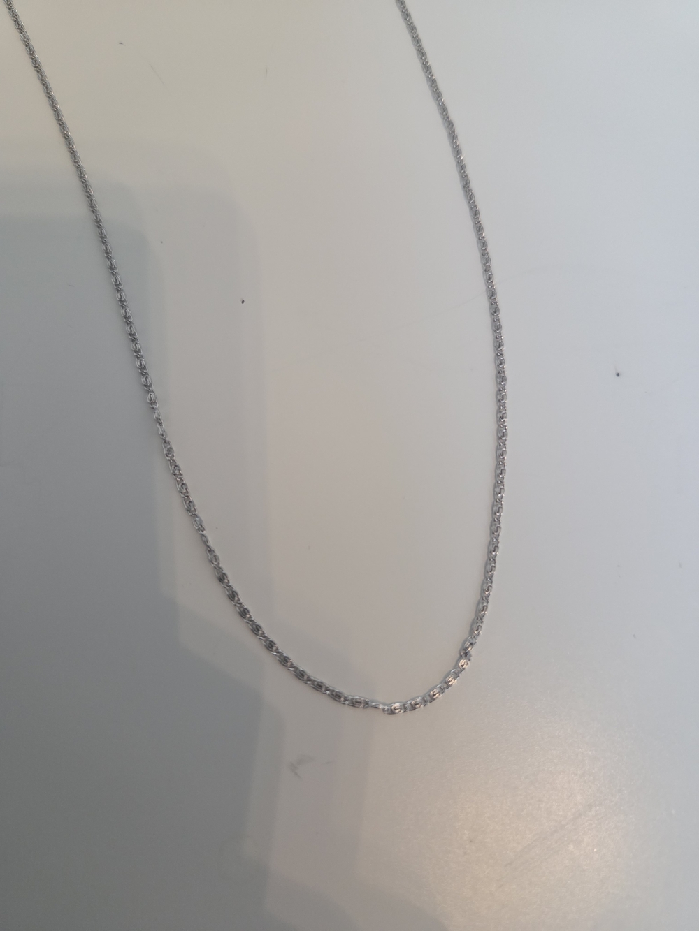 Silver Rope Chain Necklace - Elegant Women’s Jewelry